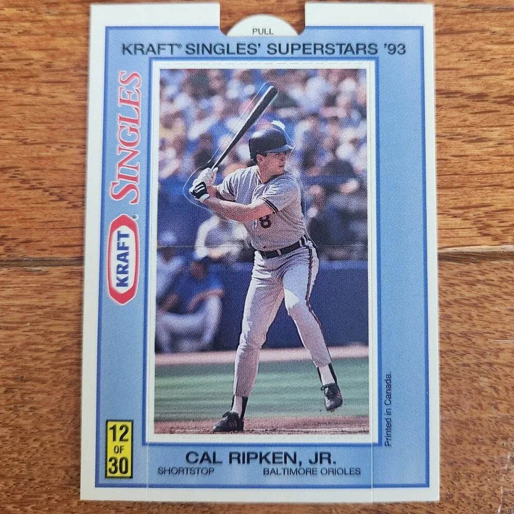 Vintage Baseball Cards - 1993 Kraft Singles Superstars Baseball Cards #1-15/30